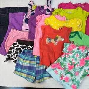 14 piece BUNDLE Baby Girl 12 months Summer